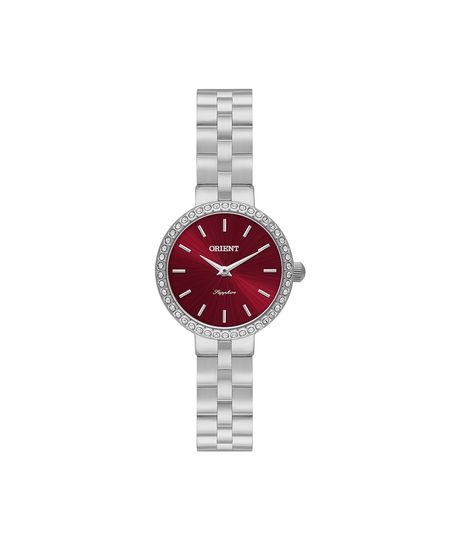 relógio feminino orient analógico fbss0149 w1sx prateado UNICO relógio feminino orient analógico fbss0149 w1sx prateado UNICO