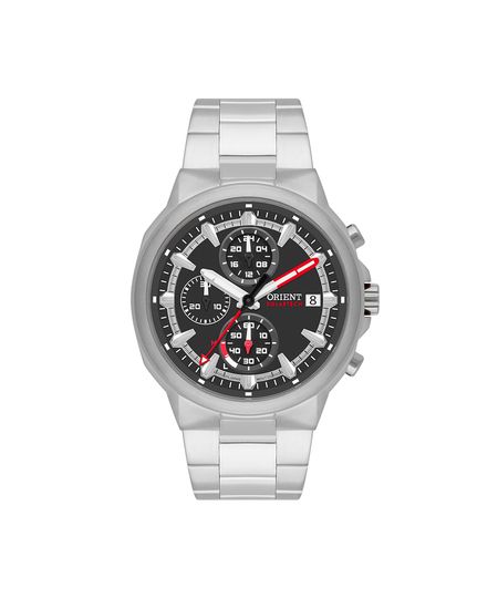 relógio masculino orient cronógrafo mbssc282 p1sx prateado UNICO