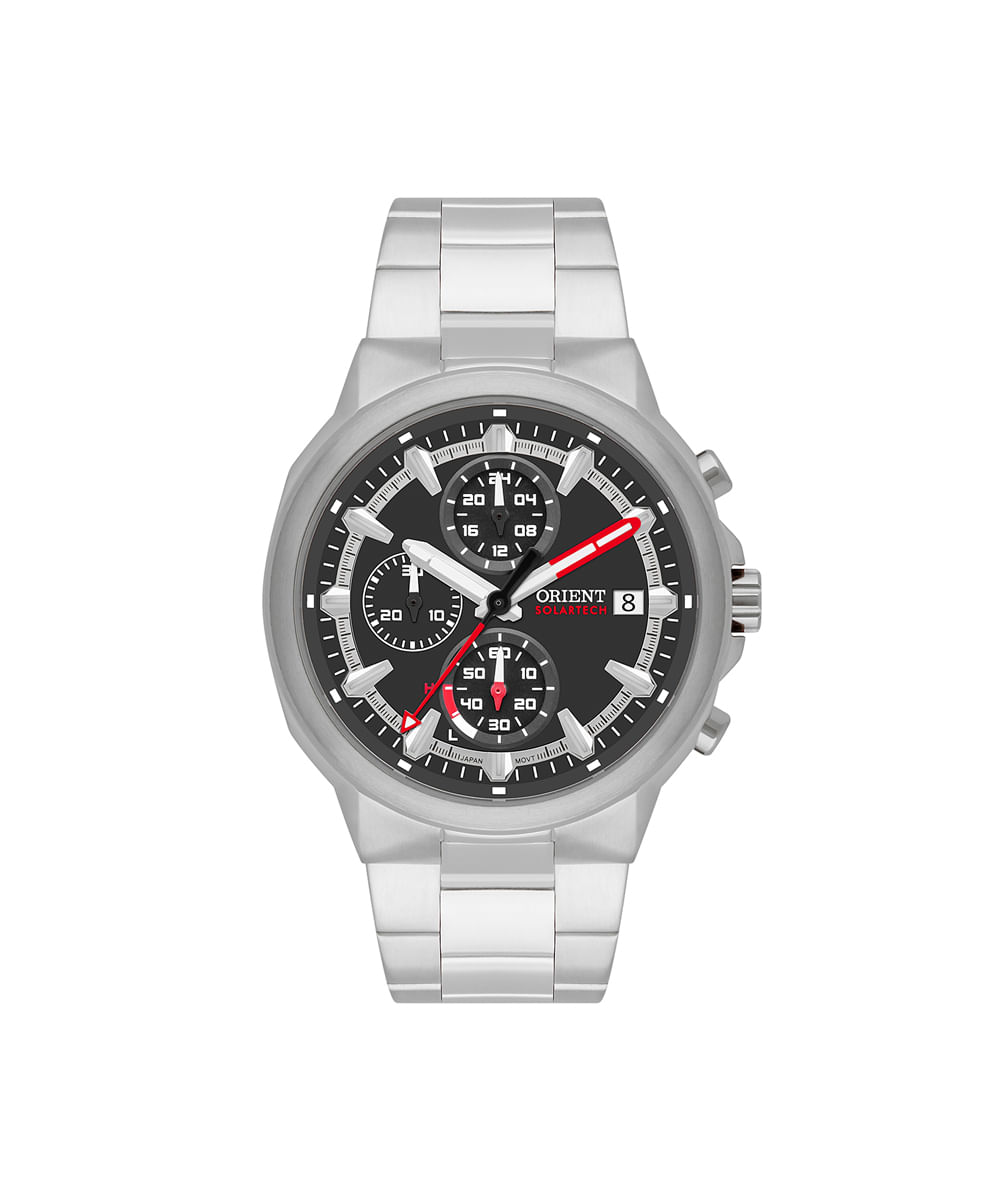 relógio masculino orient cronógrafo mbssc282 p1sx prateado relógio masculino orient cronógrafo mbssc282 p1sx prateado