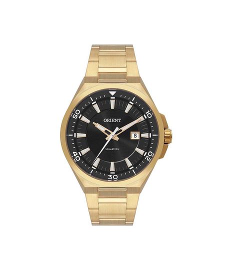 relógio masculino orient analógico calendário mgss1294 g1kx dourado UNICO
