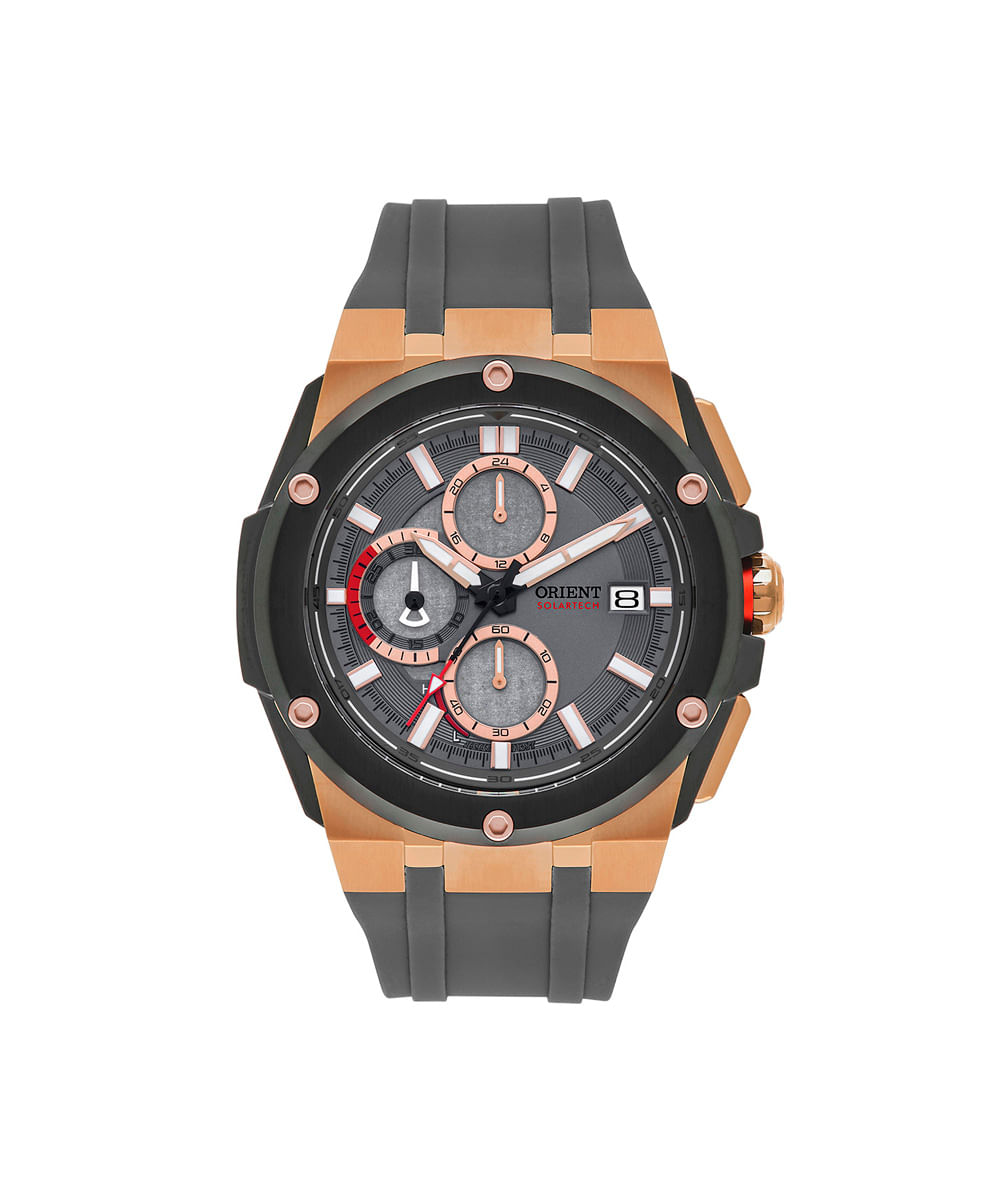 relógio masculino orient cronógrafo mtspc016 g1gx rosa