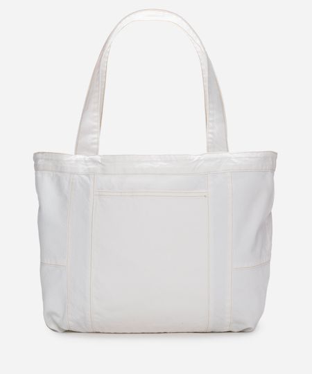bolsa shopper de sarja off white UNICO