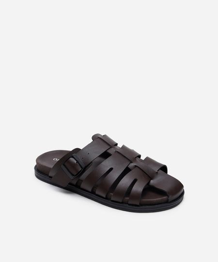 mule clog anatômica com recortes oneself marrom 38 mule clog anatômica com recortes oneself marrom 38