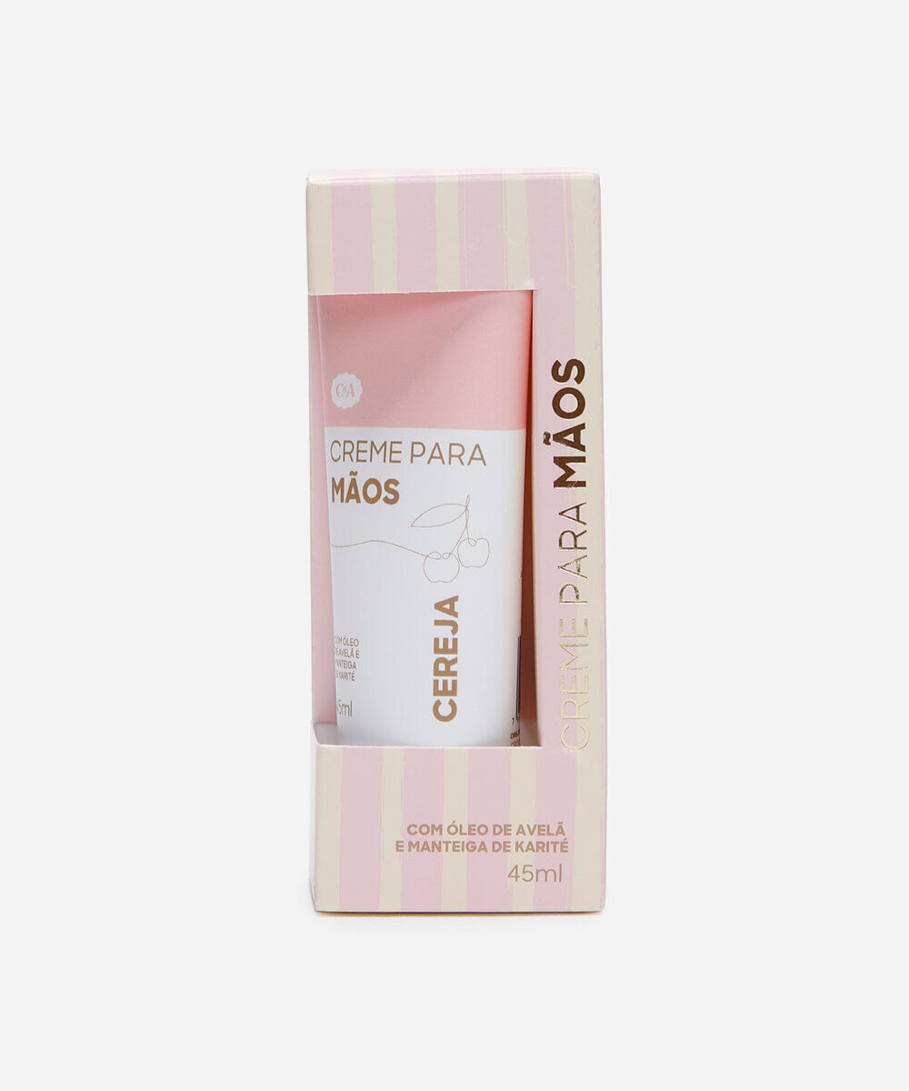 creme para mãos cereja beleza cea