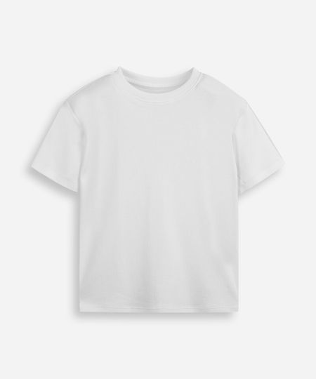 camiseta infantil de algodão peruano off white 10 camiseta infantil de algodão peruano off white 10