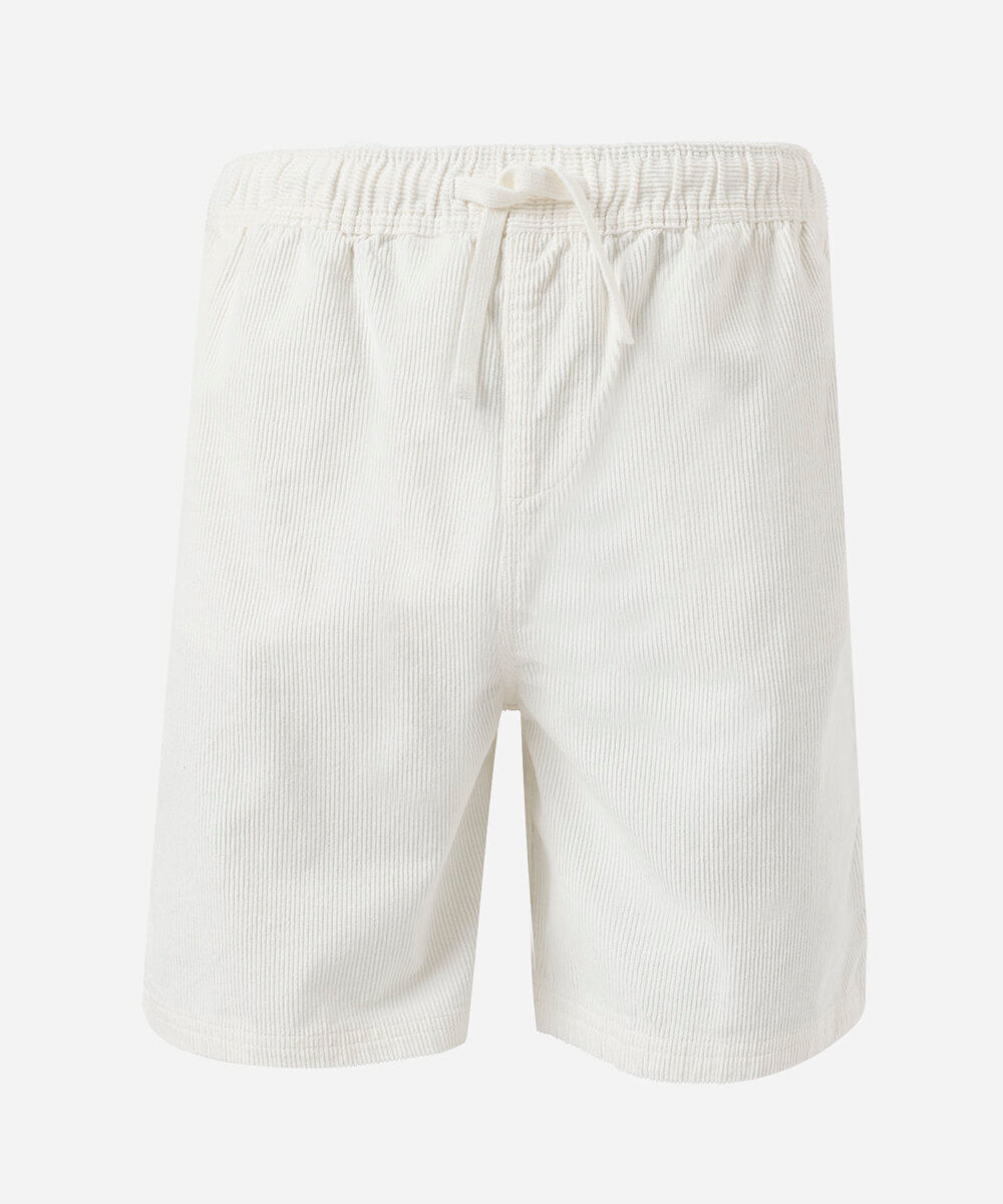 bermuda juvenil em veludo cotelê off white