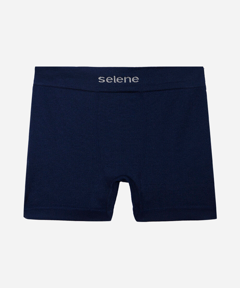 cueca boxer infantil selene azul
