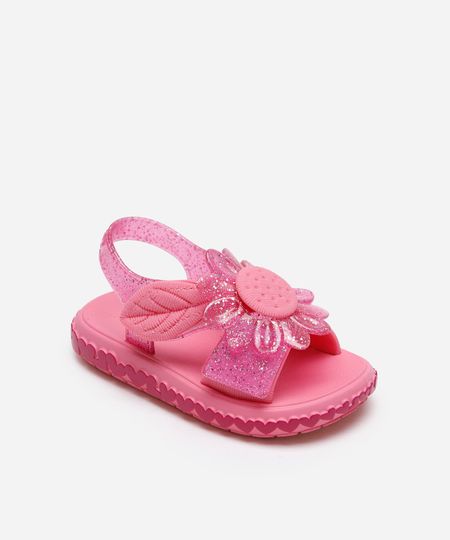 sandália infantil margarida zaxy rosa 17-18 sandália infantil margarida zaxy rosa 17-18