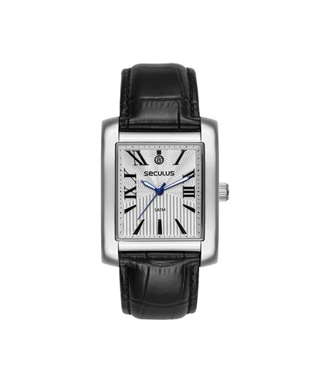 relógio masculino seculus analógico calendário 23744g0svnc1 prateado UNICO