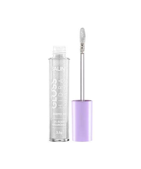 gloss labial bauny 3d snow glow UNICO