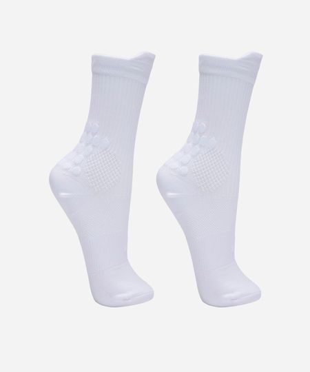 kit de 2 meias cano alto ace colorido 34-39