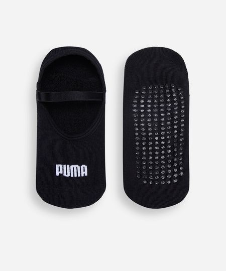 meia sapatilha infantil antiderrapante lupo preta 25-28