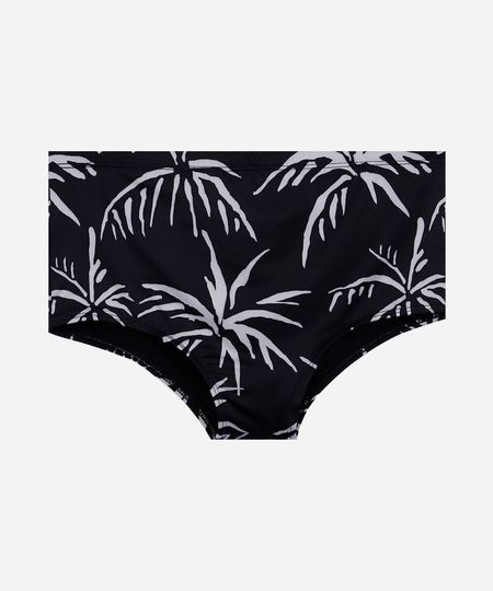 sunga masculina estampada preto G