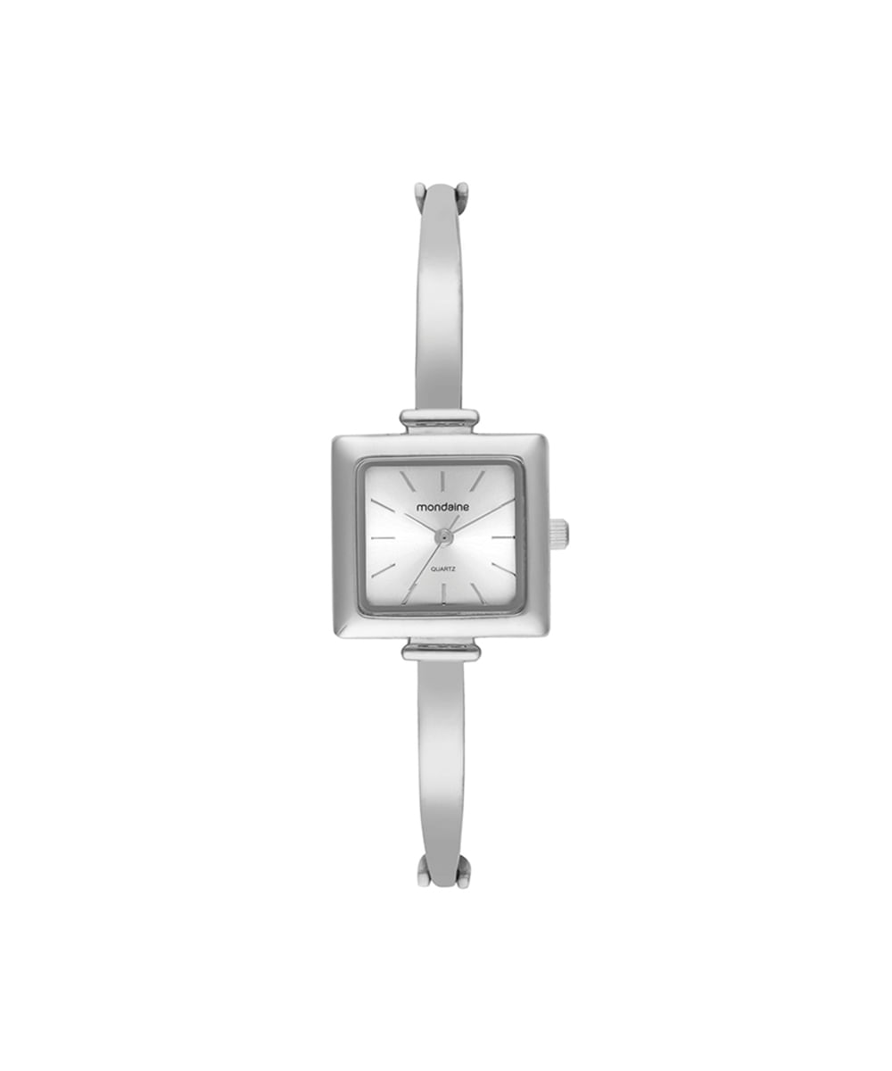 relógio feminino mondaine analógico 32908l0mvnm2 prateado