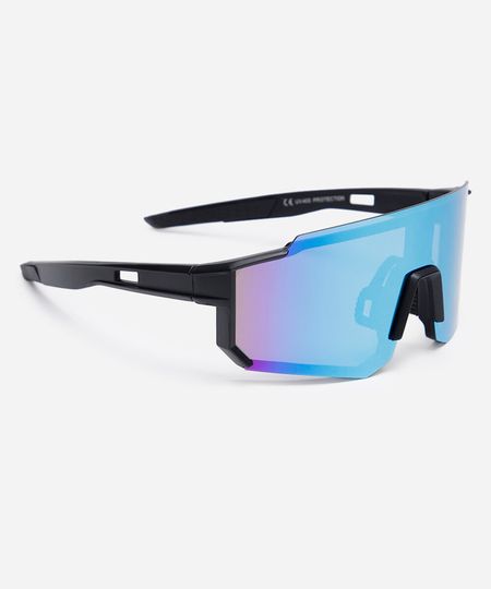 óculos de sol esportivo ace unissex preto UNICO