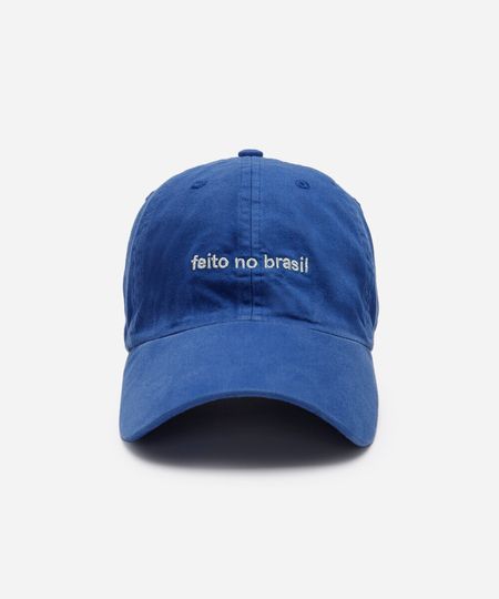 bone masculino aba curva feito no brasil azul UNICO bone masculino aba curva feito no brasil azul UNICO