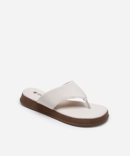 rasteirinha flatform via uno off white 38 rasteirinha flatform via uno off white 38