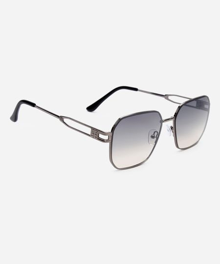 óculos de sol oval triton prateado UNICO óculos de sol oval triton prateado UNICO