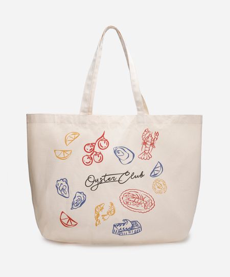 ecobag de algodão estampada amarela UNICO ecobag de algodão estampada amarela UNICO