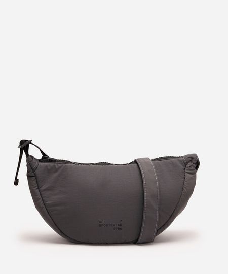 bolsa meia lua ace cinza UNICO
