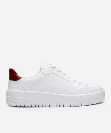 tênis causal com recortes vizzano branco 34