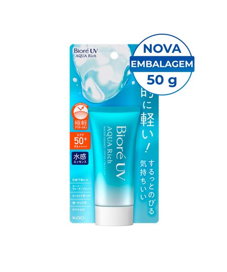 protetor solar facial bioré uv aqua rich watery essence 50g 50 G protetor solar facial bioré uv aqua rich watery essence 50g 50 G