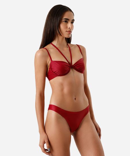 biquíni calcinha asa delta feminino vinho M biquíni calcinha asa delta feminino vinho M
