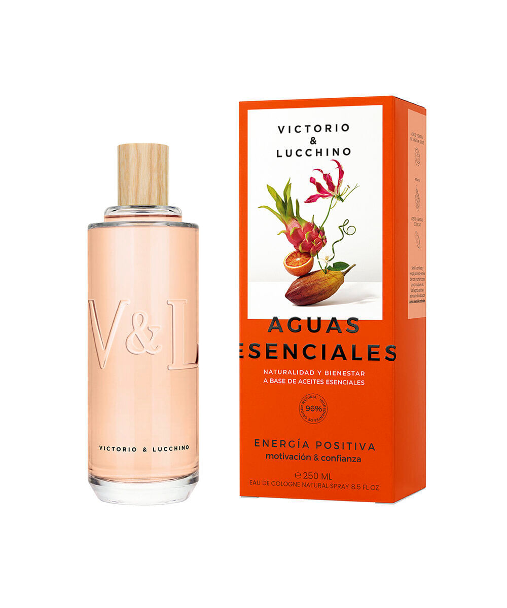 perfume feminino victorio e lucchino aguas esenciales energía positiva eau de cologne 250ml