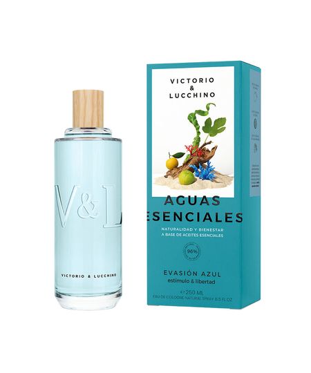 perfume feminino victorio e lucchino aguas esenciales evasión azul eau de cologne 250ml 250 ML perfume feminino victorio e lucchino aguas esenciales evasión azul eau de cologne 250ml 250 ML