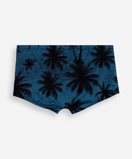 sunga boxer masculina coqueiros colorido P