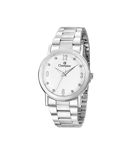 kit relógio feminino champion analógico cn29025d prateado UNICO kit relógio feminino champion analógico cn29025d prateado UNICO