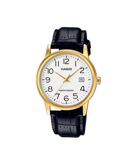 relógio masculino casio analógico mtp v002gl 7b2udf dourado UNICO