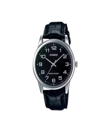 relógio masculino casio analógico mtp v001l 1budf prateado UNICO