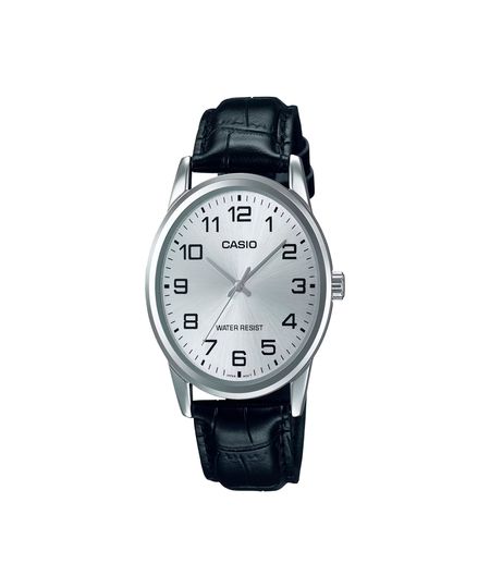 relógio masculino casio analógico mtp v001l 7budf preto UNICO