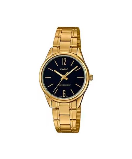 relógio feminino casio analógico ltp v005g 1budf dourado UNICO relógio feminino casio analógico ltp v005g 1budf dourado UNICO