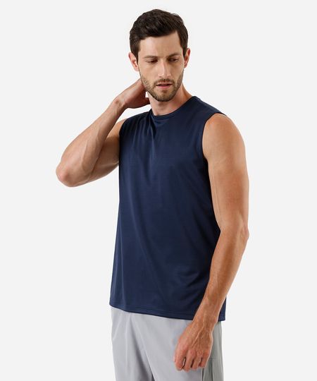regata machão masculina esportiva ace azul M