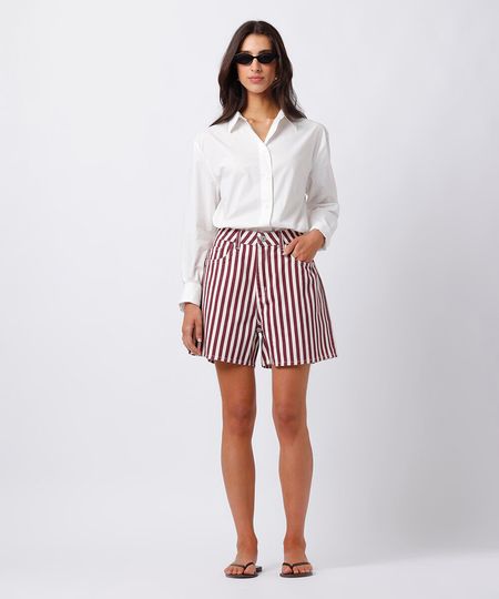 short los angeles feminino de sarja listrado mindset colorido 34 short los angeles feminino de sarja listrado mindset colorido 34