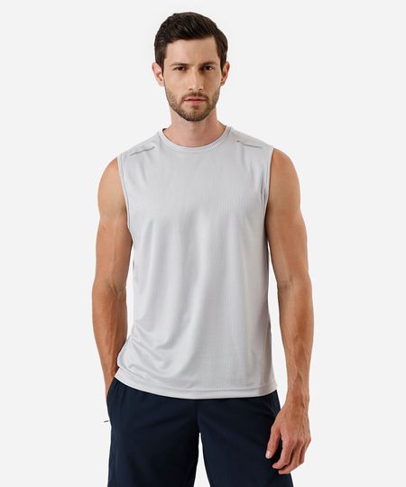 regata machão masculina esportiva ace cinza P