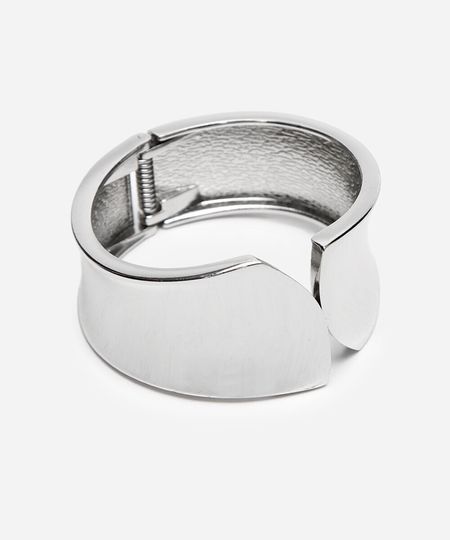 bracelete arredondado prateado UNICO bracelete arredondado prateado UNICO