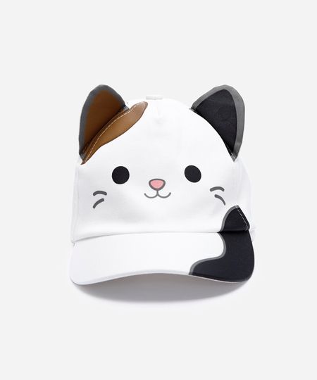 boné infantil squishmallows bege UNICO
