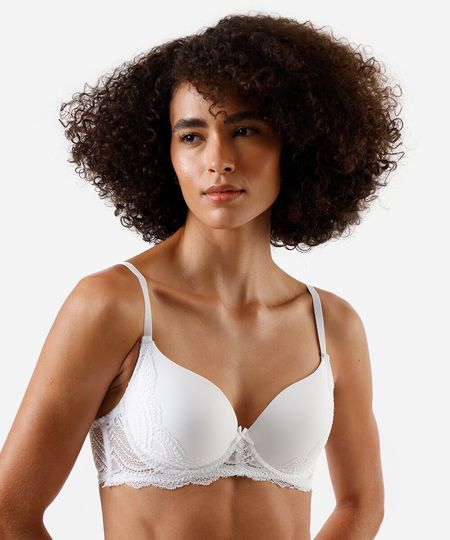 sutiã meia taça feminino com renda off white 46 sutiã meia taça feminino com renda off white 46