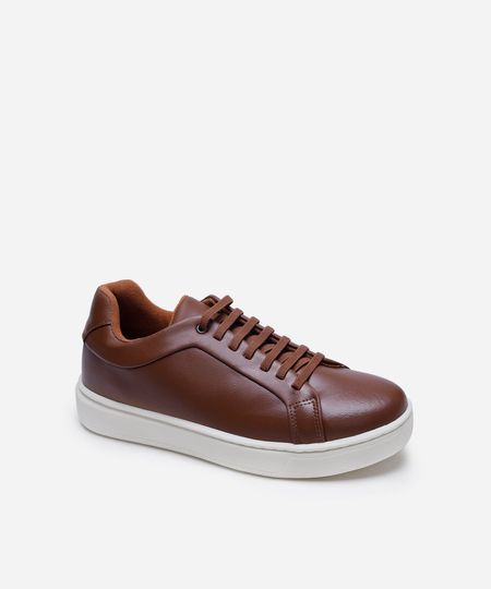 tênis casual cadarço elástico oneself marrom 39 tênis casual cadarço elástico oneself marrom 39