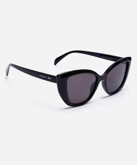 óculos de sol gatinho triton preto UNICO