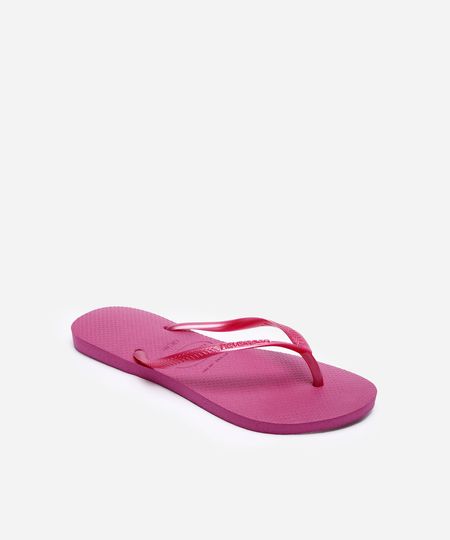 chinelo slim havaianas rosa 35-36