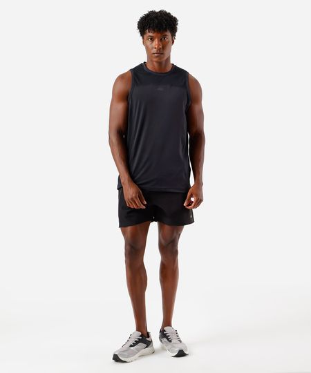 short masculino esportivo ace bolso com zíper preto P