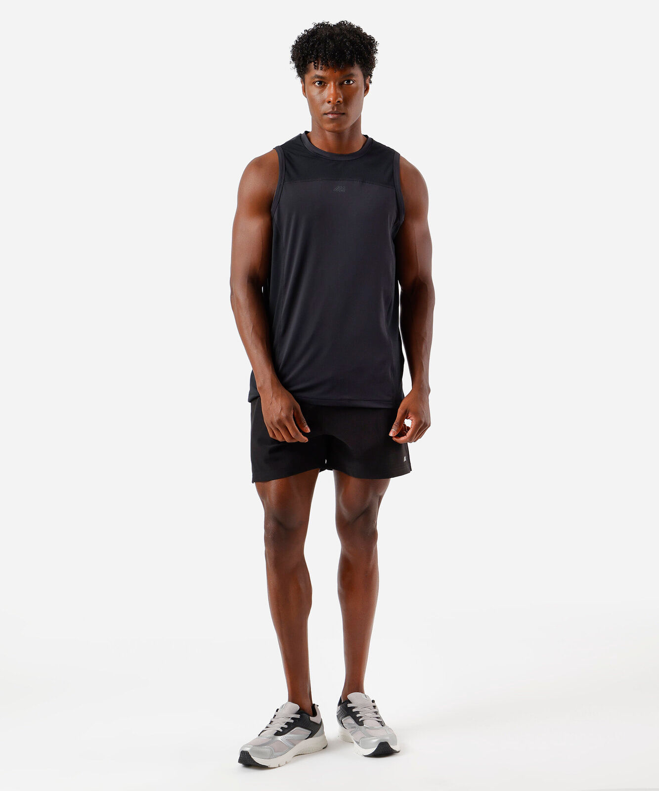 short masculino esportivo ace bolso com zíper preto