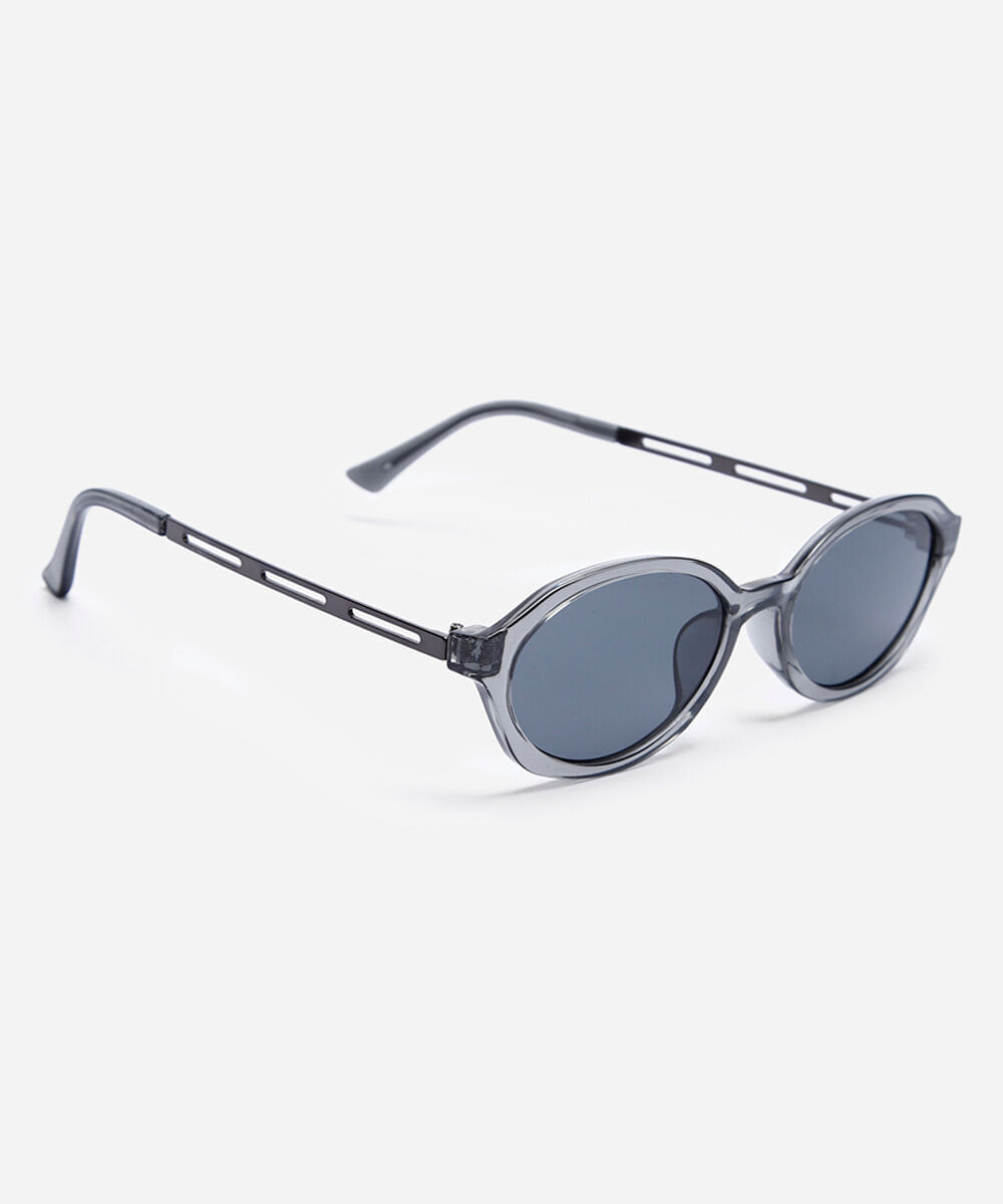 óculos de sol oval triton cinza