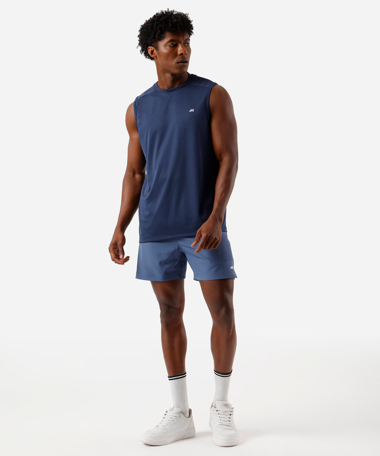 short masculino esportivo ace bolso com zÃper azul