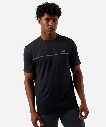 camiseta masculina recorte ace preta G camiseta masculina recorte ace preta G