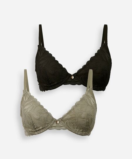 kit de 2 sutiãs meia taça de renda colorido 42 kit de 2 sutiãs meia taça de renda colorido 42